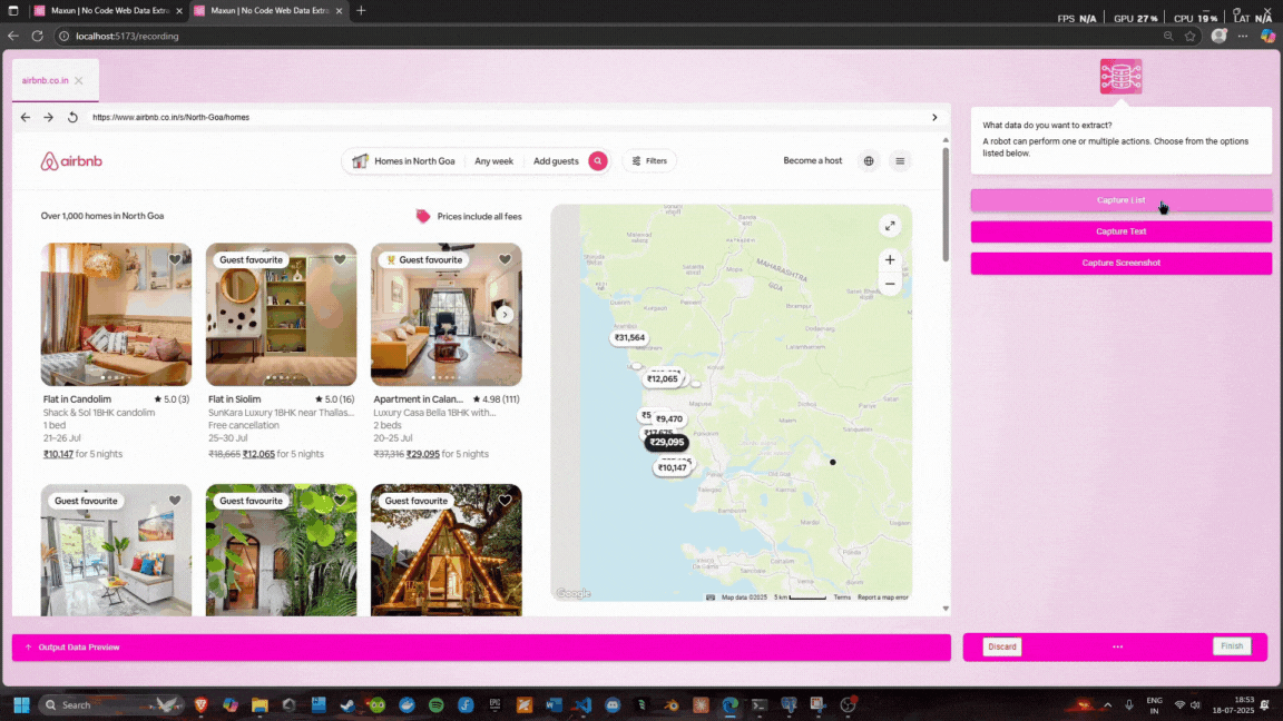 Maxun Airbnb Example